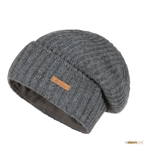 Wollmütze Riva Grau Meliert